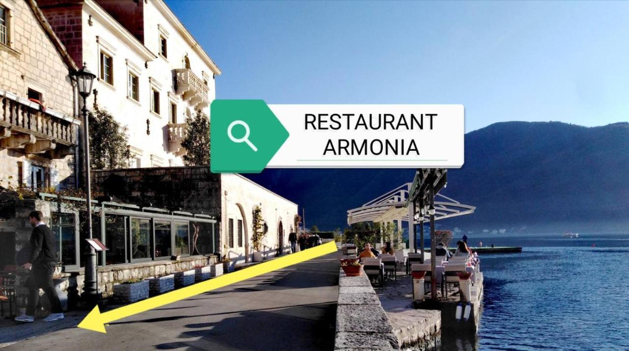 Apartment Mediterraneo Seagull Perast Exterior foto